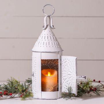 Star Punch Tin Taper Candle Sconce – Redbud Ridge Home Decor