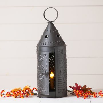 21-Inch Lantern in Smokey Black