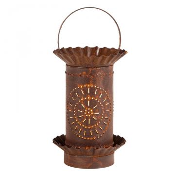 Rustic Punched Tin Wax Warmers | Irvin's Tinware Wholesale