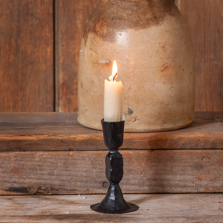 4-Inch Essex Cast Iron Taper Candle Holders - Set of 4