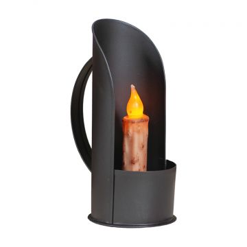 Grain Scoop Taper Candle Holder