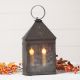 Harbor Lantern with Chisel in Kettle Black