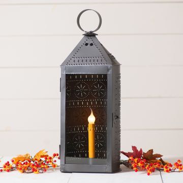 Tall Harbor Lantern in Smokey Black