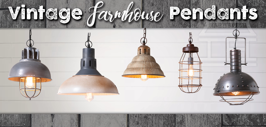 Primitive Country Farmhouse Hanging Pendant Lights Irvin S Tinware Whole - Primitive Country Pendant Lighting