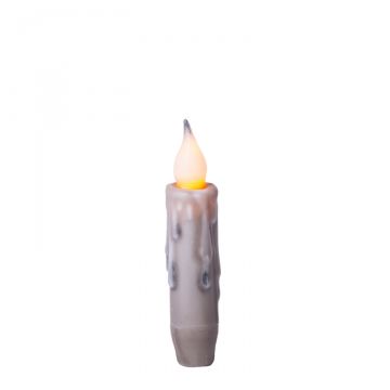 4-Inch Gray Battery Taper with Timer Pack of 6