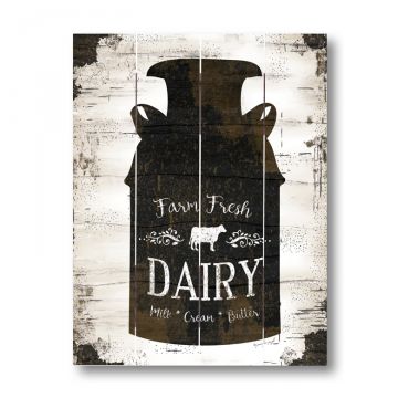 Farmhouse Milk Can Pallet Art