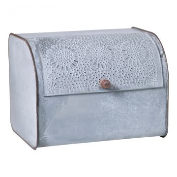 Bread Box in Weathered Zinc