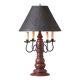 Bradford Lamp in Americana Red with Textured Metal Shade