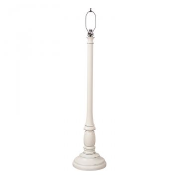 Brinton House Floor Lamp Base in Rustic White