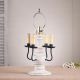 Cedar Creek Wood Table Lamp Base in Americana Vintage White