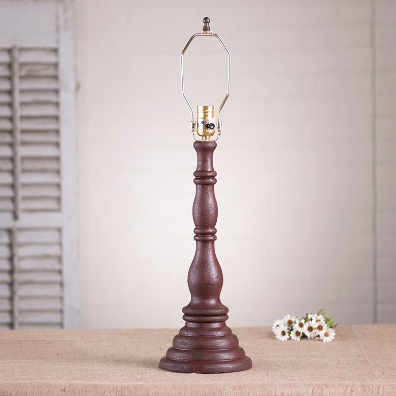Davenport Table Lamp Base in Americana Red