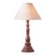 Davenport Table Lamp in Americana Red with Fabric Linen Shade