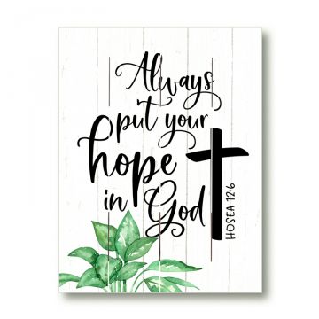Hope in God Pallet Art