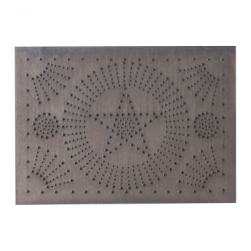 Horizontal Morning Star Panel in Blackened Tin