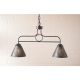 Medium Franklin Island Light with Chisel Design in Kettle Black