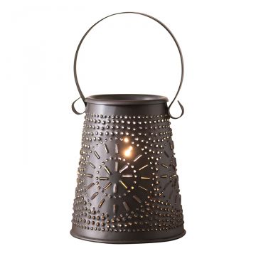 Rustic Punched Tin Wax Warmers | Irvin's Tinware Wholesale