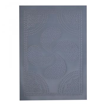 Paisley Wheel Panel in Country Tin