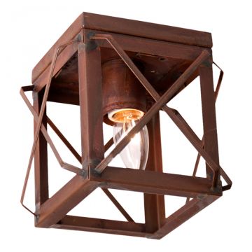 Flush Mount Ceiling Lights Irvin S Tinware Whole - Rustic Metal Ceiling Lights