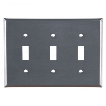 Triple Switch Unpierced Cover in Country Tin